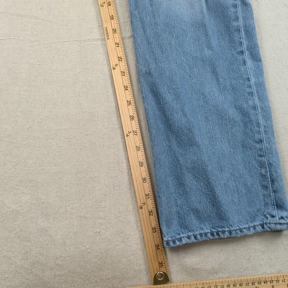 Polo Ralph Lauren Jeans Mens 36x32‎ Blue PRL Distressed Faded Straight